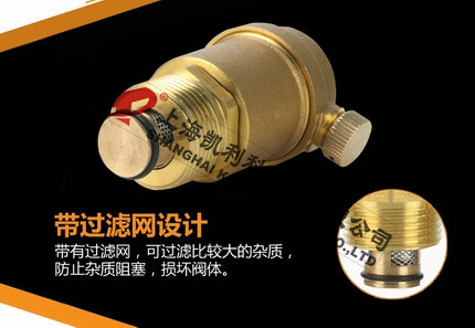 AVAX自动排气阀带过滤网设计