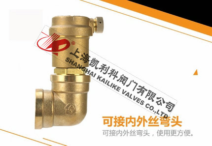 AVAX自动排气阀带内外丝接头